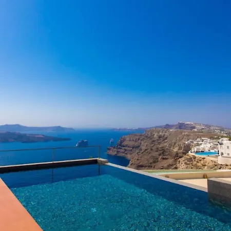 Glorious Santorini Villa Villa Imrahil 2 Bedrooms Breathtaking Sea View