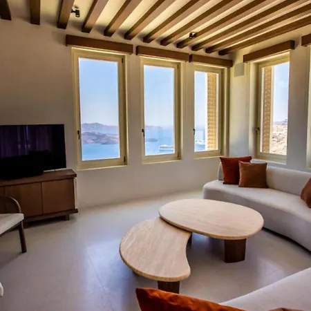 Glorious Santorini Villa Villa Imrahil 2 Bedrooms Breathtaking Sea View Villa Ormos Athinios