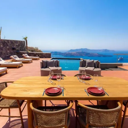 Glorious Santorini Villa Villa Imrahil 2 Bedrooms Breathtaking Sea View *